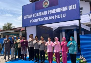 Kalapas Pasir Pangaraian Hadiri Peresmian SPPG Polres Rohul