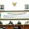DPRD Inhil Gelar Paripurna Sidang III, Bahas Raperda Pertanggungjawaban Anggaran 2024, Bupati Herman sampaikan KUPA dan PPAS 2025
