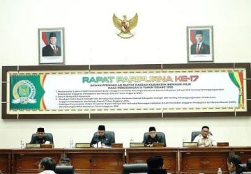 DPRD Inhil Gelar Paripurna Sidang III, Bahas Raperda Pertanggungjawaban Anggaran 2024, Bupati Herman sampaikan KUPA dan PPAS 2025