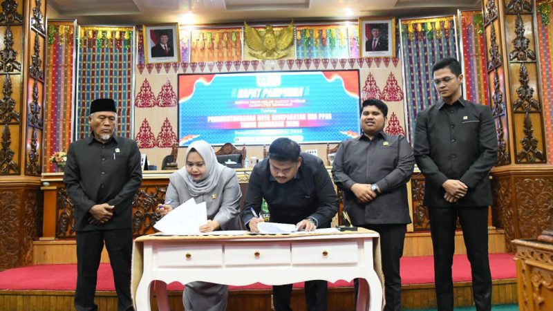 KUA-PPAS 2026 Disepakati, Proyeksi Belanja Ditetapkan Rp 2,89 Triliun Lebih