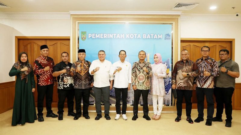 Walikota Batam Masakan Ahmad Terima Kunjungan Wako Tanjungbalai, Bahas Pembangunan Stategis Pelayanan Publik