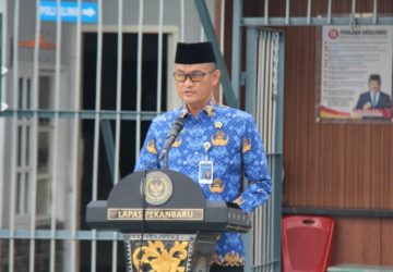 Kobarkan Semangat Perjuangan, Lapas Pekanbaru Gelar Upacara Peringatan Hari Pahlawan Nasional
