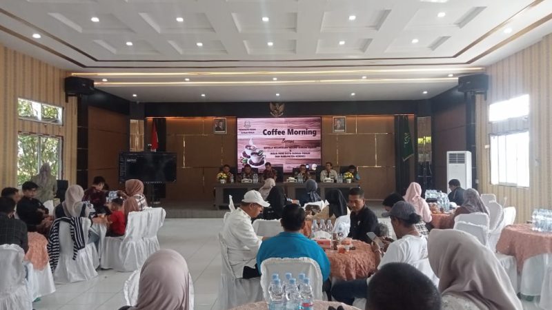 Sejumlah Wartawan Kecewa, Coffee Morning Kejari Sungai Penuh Hanya Undang Media Tertentu
