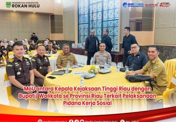 Bupati Anton Hadiri Penandatanganan MoU Pidana Kerja Sosial