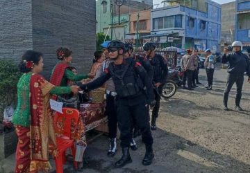Brimob Polda Sumut Intensifkan Patroli Ops Lilin Toba 2025 di Tanah Karo, Pastikan Perayaan Natal Aman