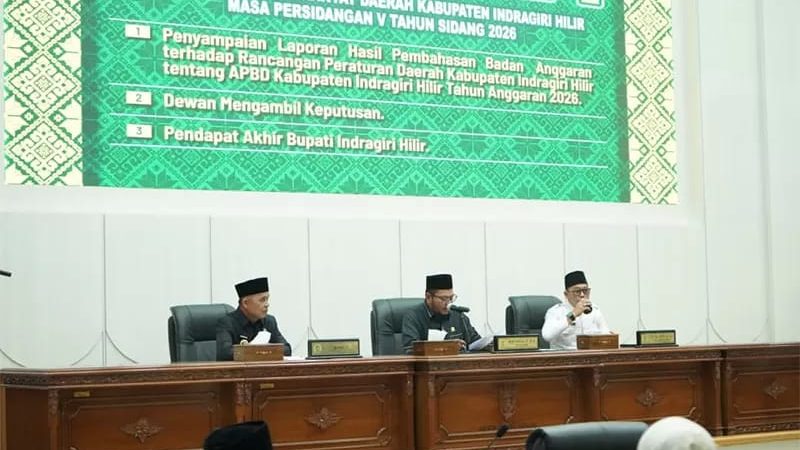 APBD Inhil 2026 Rp2,05 Triliun, Bupati Inhil Ucapkan Terimakasih Kepada pimpinan dan Anggota DPRD