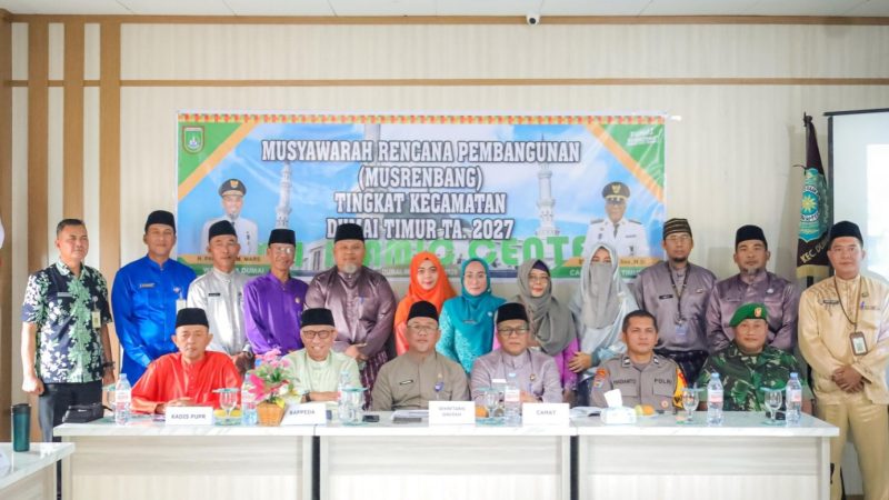 Musrenbang Kecamatan Dumai Timur Berjalan Lancar, Warga Antusias Dukung Program Pemko Dumai