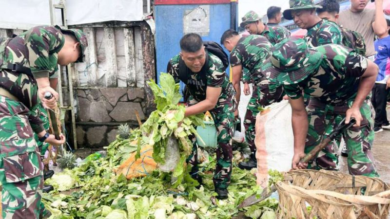 Aksi Nyata di Pagi Hari, Pemkab Muba dan TNI–Polri Bergerak Bersama Bersih-bersih Terminal dan Pasar Randik