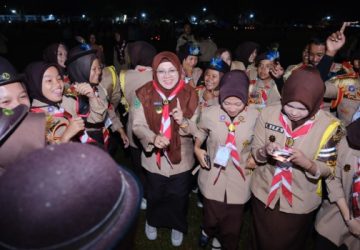 Bupati Siak Afni Buka Perkemahan Akbar II, Peran Orang Tua Dukung Penuh Anaknya Agar Aktif