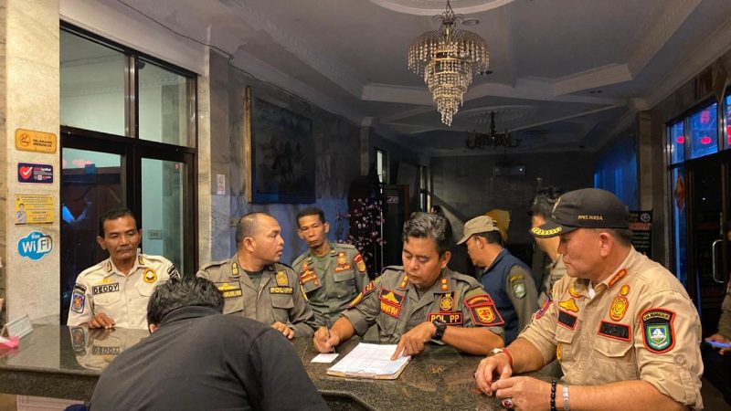 Tetapkan Perda Bengkalis, Satpol PP Bengkalis Gelar Razia Di Hotel dan tempat Lokasi yang Dianggap Ganggu Ketertiban Umum