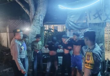 Polsek Tempuling Laksanakan Blue Light Patroli, Situasi Kamtibmas Aman dan Kondusif