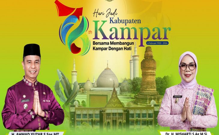 Upaya Memeriahkan Perayaan Ulang Tahun ke-76 Kabupaten Kampar pada Tahun 2026, Bupati Keluarkan Surat Himbauan