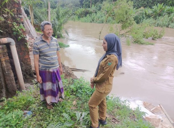 Rumah Warga Terancam Hanyut usulan Musrembang Tidak Di Kabulkan Kades Karang Raja Kecewa