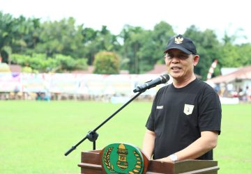 Tutup Azka Cup 1, Bupati Inhil Herman Komitmen Cetak Bibit Pesepakbola Handal
