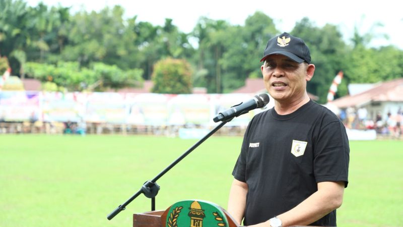 Tutup Azka Cup 1, Bupati Inhil Herman Komitmen Cetak Bibit Pesepakbola Handal