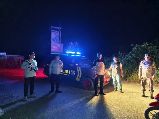 Tingkatkan Keamanan di Bulan Ramadhan, Polsek Tempuling Gencarkan Patroli KRYD Malam Hari