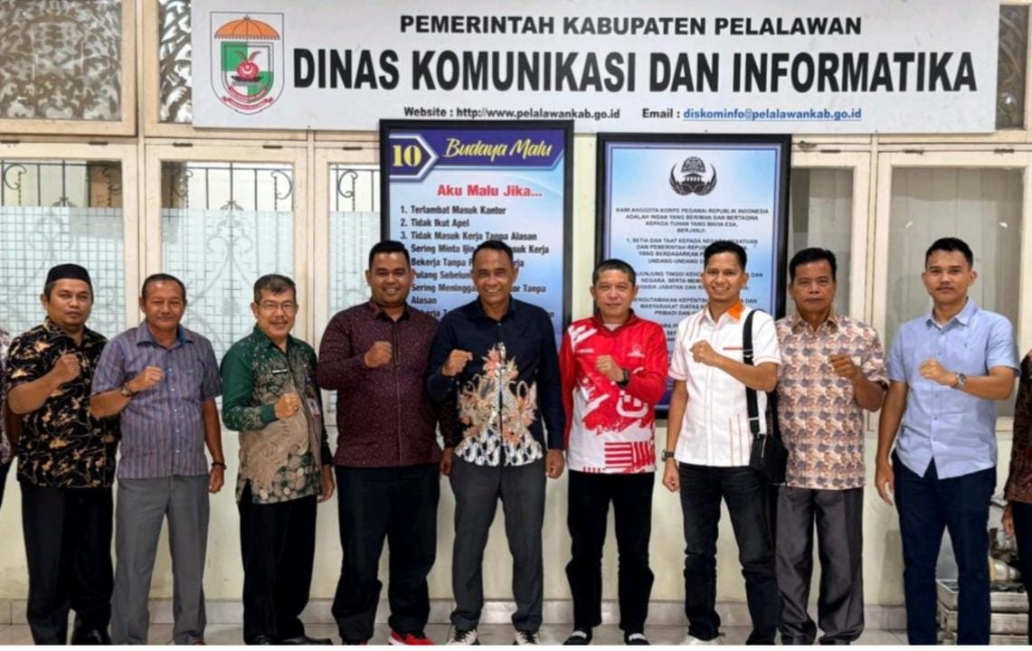 Inovasi ‘Klik Pelalawan’ Jadi Referensi, DPRD Rokan Hulu Sambangi Diskominfo Pelalawan