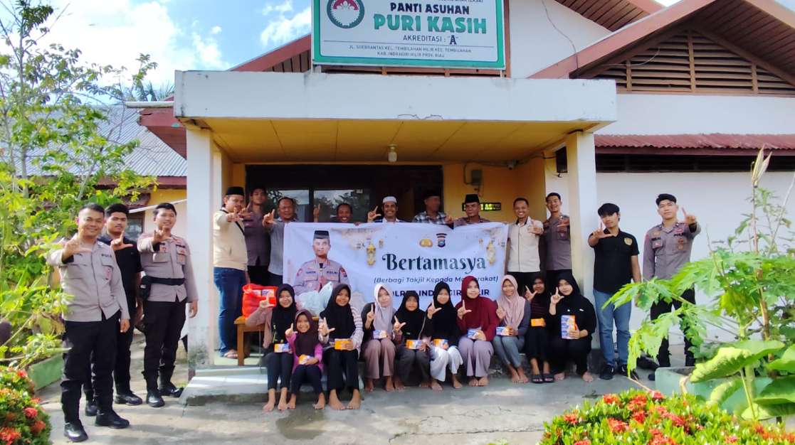 Semarakkan Ramadhan 1447 H, Polres Inhil Sambangi Panti Asuhan Puri Kasih