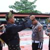 Tegaskan Identitas Budaya, Polres Indragiri Hilir Resmikan Penggunaan Tanjak dan Selempang bagi Personel