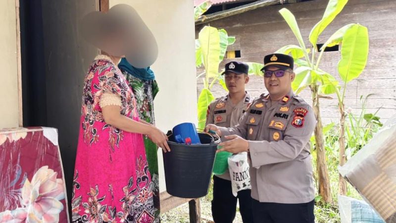 Momentum Ramadhan, Polsek Tempuling Rampungkan Pembangunan Rumah Layak Huni bagi Warga ODGJ