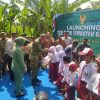 Pangdam V/Brawijaya Dampingi Presiden Prabowo Resmikan Jembatan Perintis Garuda di Nganjuk