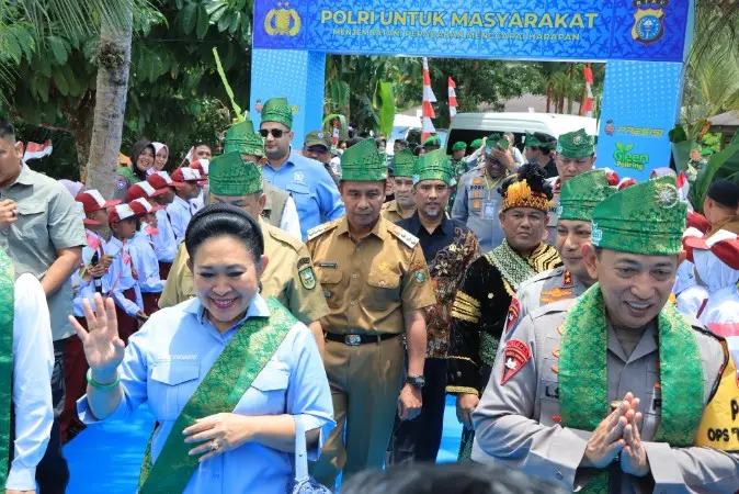 Kapolri Resmikan 27 Jembatan Merah Putih di Kampar, Perkuat Konektivitas Wilayah Riau