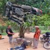 Kejar-kejaran hingga Mobil Terbalik, Polda Riau Ringkus Dua Pengedar Sabu di Rokan Hilir