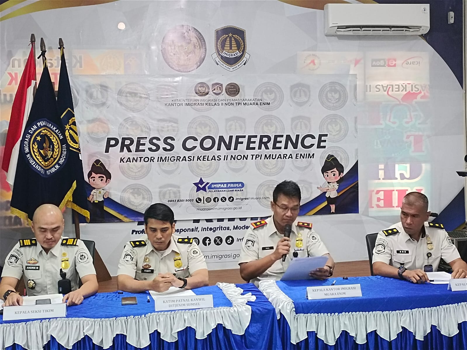 Gunakan Perusahaan Fiktif, Satu Keluarga WNA Yaman di Muara Enim Terancam Deportasi