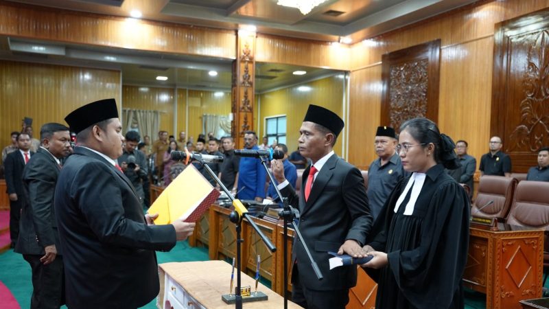 Sahat Marganda Tobing Resmi Dilantik Jadi Anggota DPRD Bengkalis PAW 2024–2029