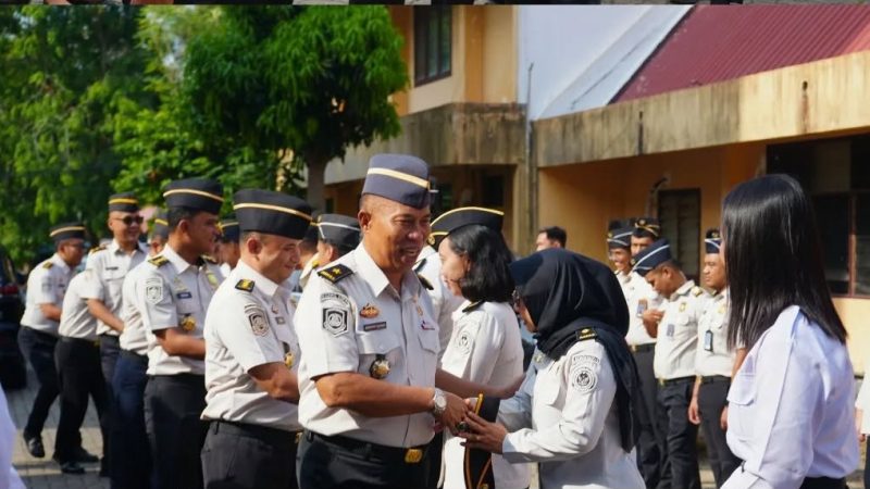 Pererat Silaturahmi Idulfitri, Kanwil Kemenkumham Kepri Gelar Apel Bersama dan Halalbihalal