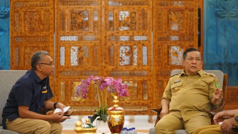 Pastikan Stok Pangan Aman, Plt Gubri SF Hariyanto Terima Kunjungan Bulog Riau-Kepri