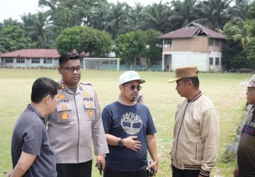 Bupati Kampar Pastikan Kesiapan Peresmian Jembatan Merah Putih Presisi di Desa Gobah