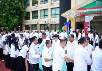 Apel Perdana Pasca-Lebaran 1447 H, Bupati Kampar Ahmad Yuzar Tekankan Disiplin dan Akselerasi APBD