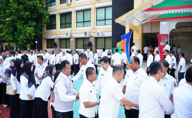Apel Perdana Pasca-Lebaran 1447 H, Bupati Kampar Ahmad Yuzar Tekankan Disiplin dan Akselerasi APBD