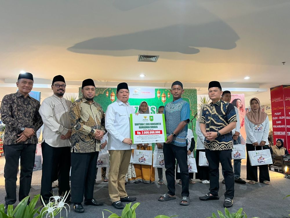 Mulianya Bulan Suci Ramadan, Pemprov Riau Melalui Baznas salurkan Bantuan Rp4,25 miliar
