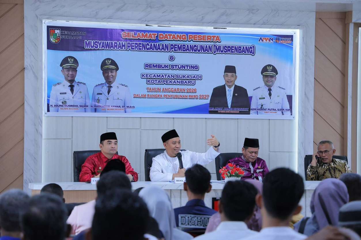 Buka Musrenbang Sukajadi, Wawako Markarius Anwar Serap Aspirasi Banjir dan Layanan Kesehatan