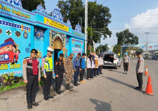 Operasi Ketupat Musi 2026 Dimulai, Personel Polres Muara Enim Siaga di Pos Pengamanan dan Pelayanan