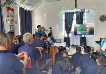 Refleksi di Balik Jeruji, 120 Warga Binaan Nasrani Lapas Bengkalis Khidmat Ikuti Ibadah Online Jumat Agung