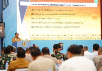 Hadapi Kemarau Ekstrem, Plt Gubernur Riau Instruksikan Seluruh Daerah Seragamkan Status Siaga Karhutla
