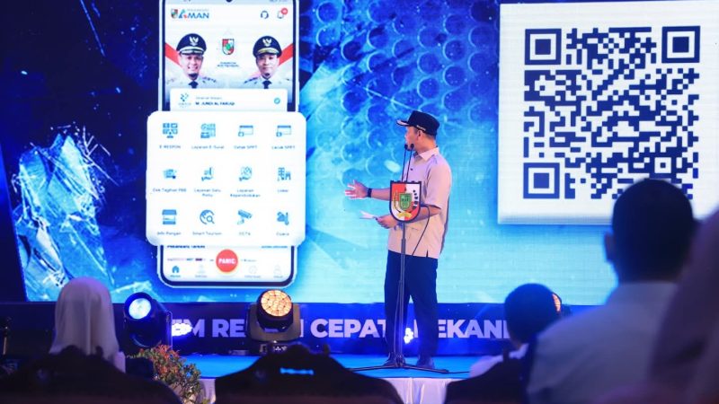 Pekanbaru dalam Genggaman: Wali Kota Agung Nugroho Luncurkan Aplikasi AMAN, Ada Fitur Panic Button hingga Pojok Curhat