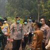 Tinjau Karhutla di Bengkalis, Karoops Polda Riau Tegaskan Komitmen Penegakan Hukum