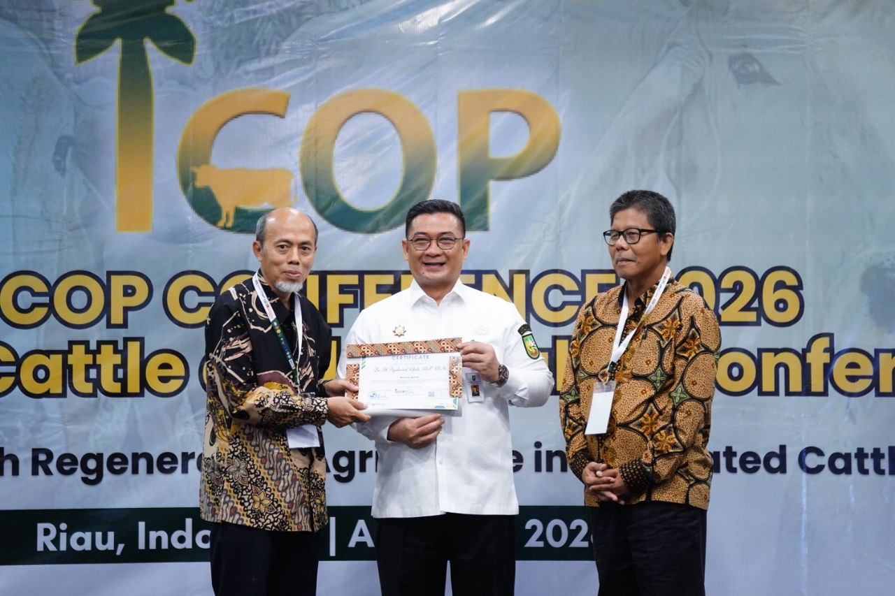 Riau Jadi Pusat Dunia, Forum Internasional ICOP 2026 Bahas Integrasi Sawit-Sapi di Pekanbaru
