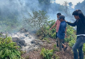 Polres Bengkalis Ringkus Buruh Harian Lepas, Tersangka Pembakar Lahan di Desa Pedekik