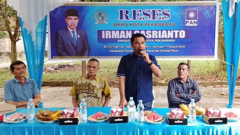 Jemput Aspirasi di Lembah Sari, Irman Sasrianto Soroti Layanan UHC hingga Seragam Gratis