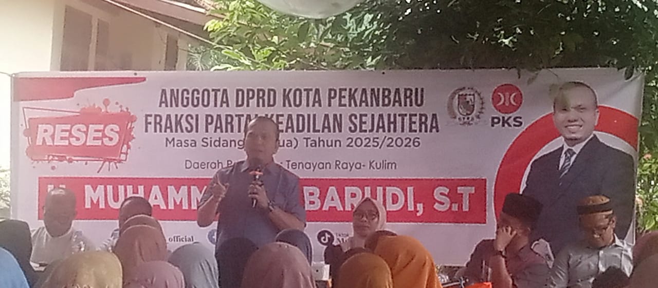 Reses di Tenayan Raya, Sabarudi Tegaskan Aturan Galian C dan Kawal Perbaikan Jalan Ikhlas