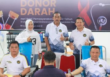 Wujud Kepedulian Sosial, Pegawai Lapas dan Rutan se-Riau Gelar Aksi Donor Darah