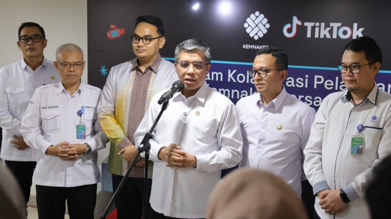 Gandeng TikTok, Menaker Yassierli Targetkan 100.000 Talenta Digital Baru Setahun