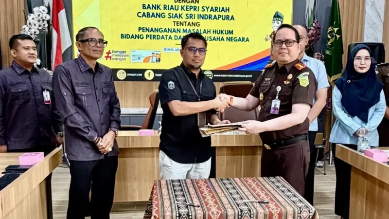 Sinergi Jaga Aset Negara, BRK Syariah Siak Gandeng Kejari Perkuat Pendampingan Hukum