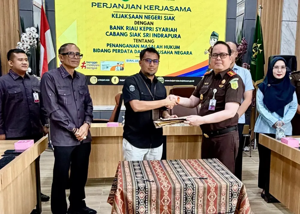 Sinergi Jaga Aset Negara, BRK Syariah Siak Gandeng Kejari Perkuat Pendampingan Hukum