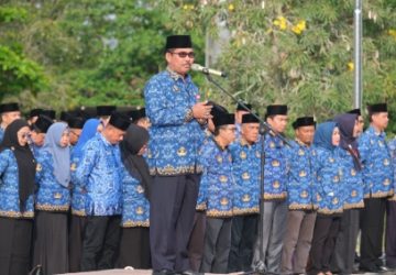Pimpin Apel Hari Kesadaran Nasional, Sekda Siak Mahadar Warning ASN Soal Disiplin dan Target Kinerja